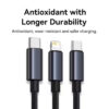 Baseus Rapid Charging Cable (with Type-C) - Image 2
