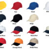 Cotton Baseball Cap (6 Panel) - Image 3