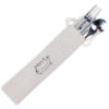 Stainless Steel Cutlery Set with Straw in Canvas Pouch - Image 2