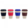 400ml Bamboo Fibre Mug with Lid & Sleeve - Image 2