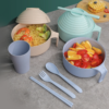 Wheat Bowl Set with Cutlery