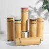 450ml Portable Bamboo Shell Thermos Cup