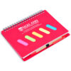 Recycled Eco-Friendly Notebook with Pen + Post It Pads - Image 2