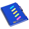 Recycled Eco-Friendly Notebook with Pen + Post It Pads - Image 3