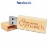 Slim Wood USB Thumb Drive - Image 3